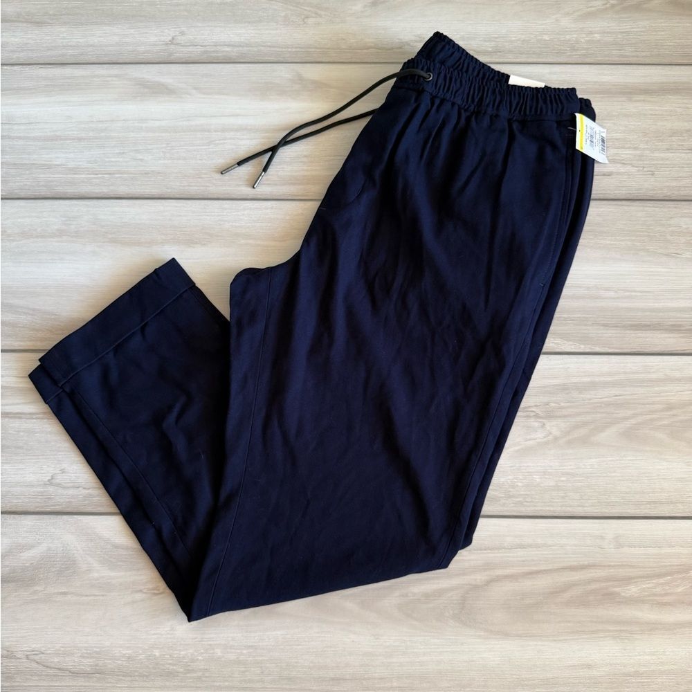 Open Edit Drawstring Pants Navy Various Sizes NWT - Picture 2 of 7